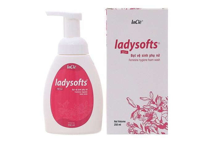 Bọt vệ sinh phụ nữ Ladysofts duy trì pH, giữ ẩm chai 250ml