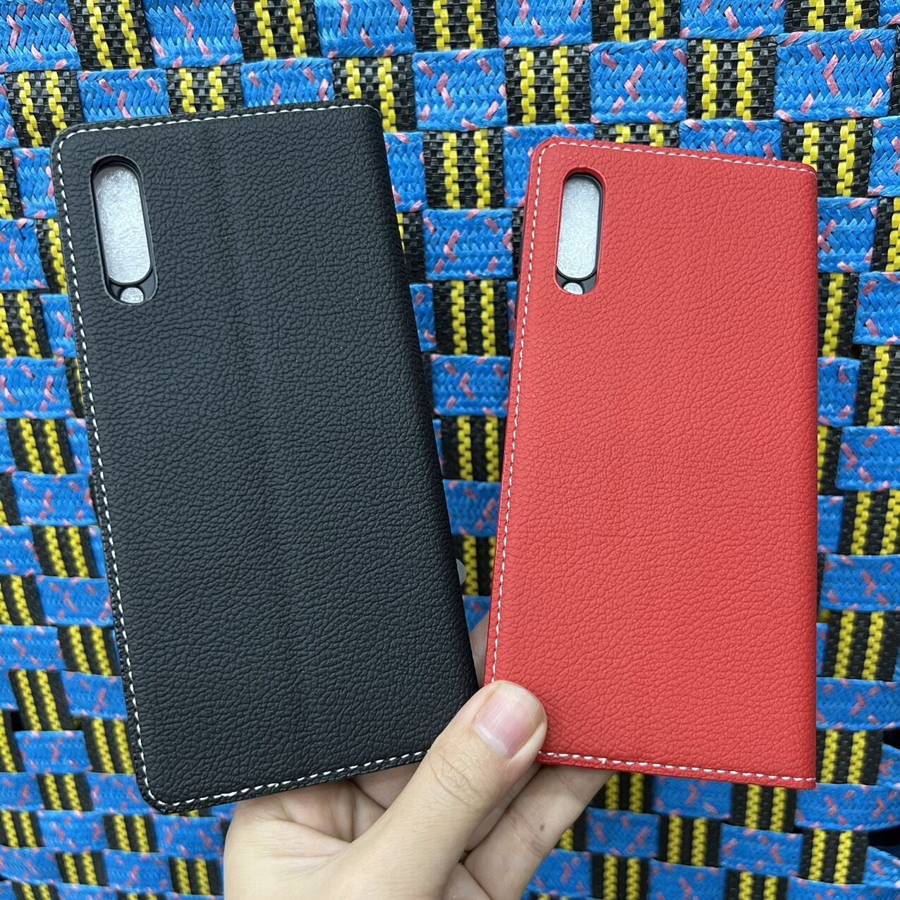 Bao da Samsung A50 dẻo trơn màu hàng công ty