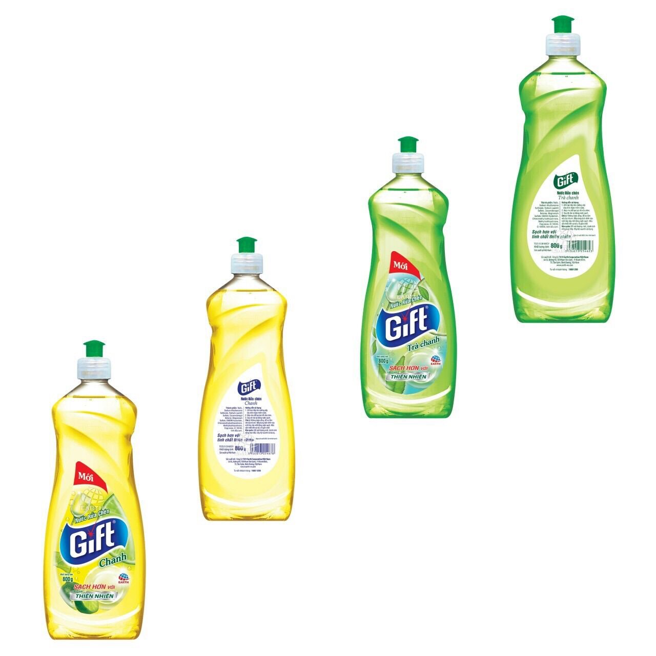 Nước rửa chén gift 800g.