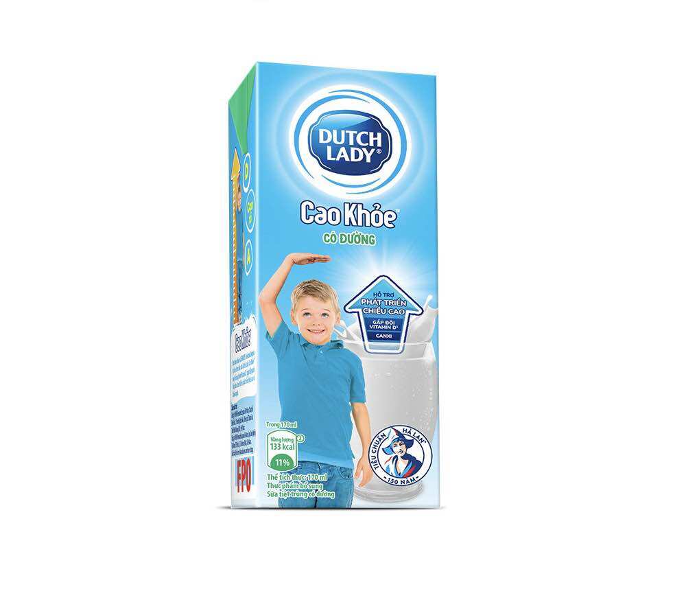 Lốc 4 hộp sữa nước cao khoẻ 170ml