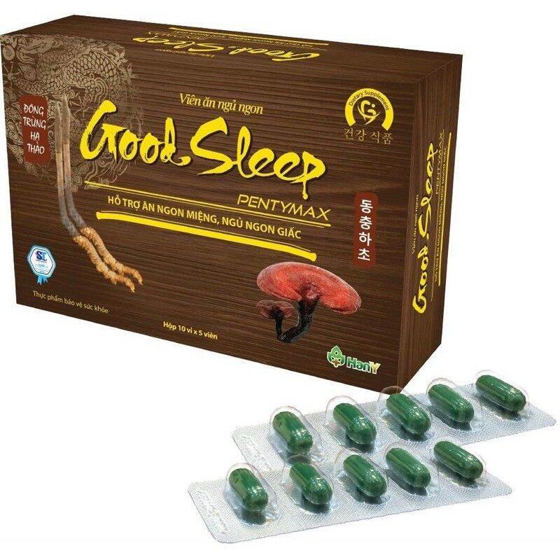 Viên ăn ngủ ngon good sleep pentymax hộp 50 viên hỗ trợ ăn ngon, ngủ tốt, tăng sức đề kháng, tăng cường sức khỏe