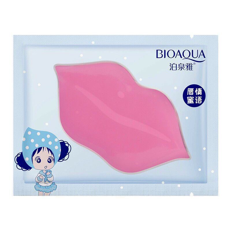 [HCM]COMBO 10 MIẾNG MẶT NẠ MÔI CẤP ẨM BIOAQUA