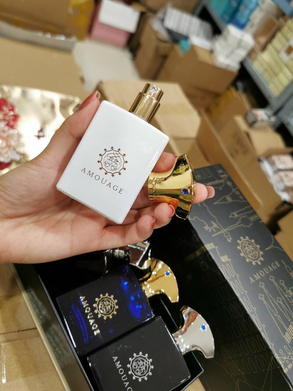 Set 4 chai nước hoa Amouage Miniature