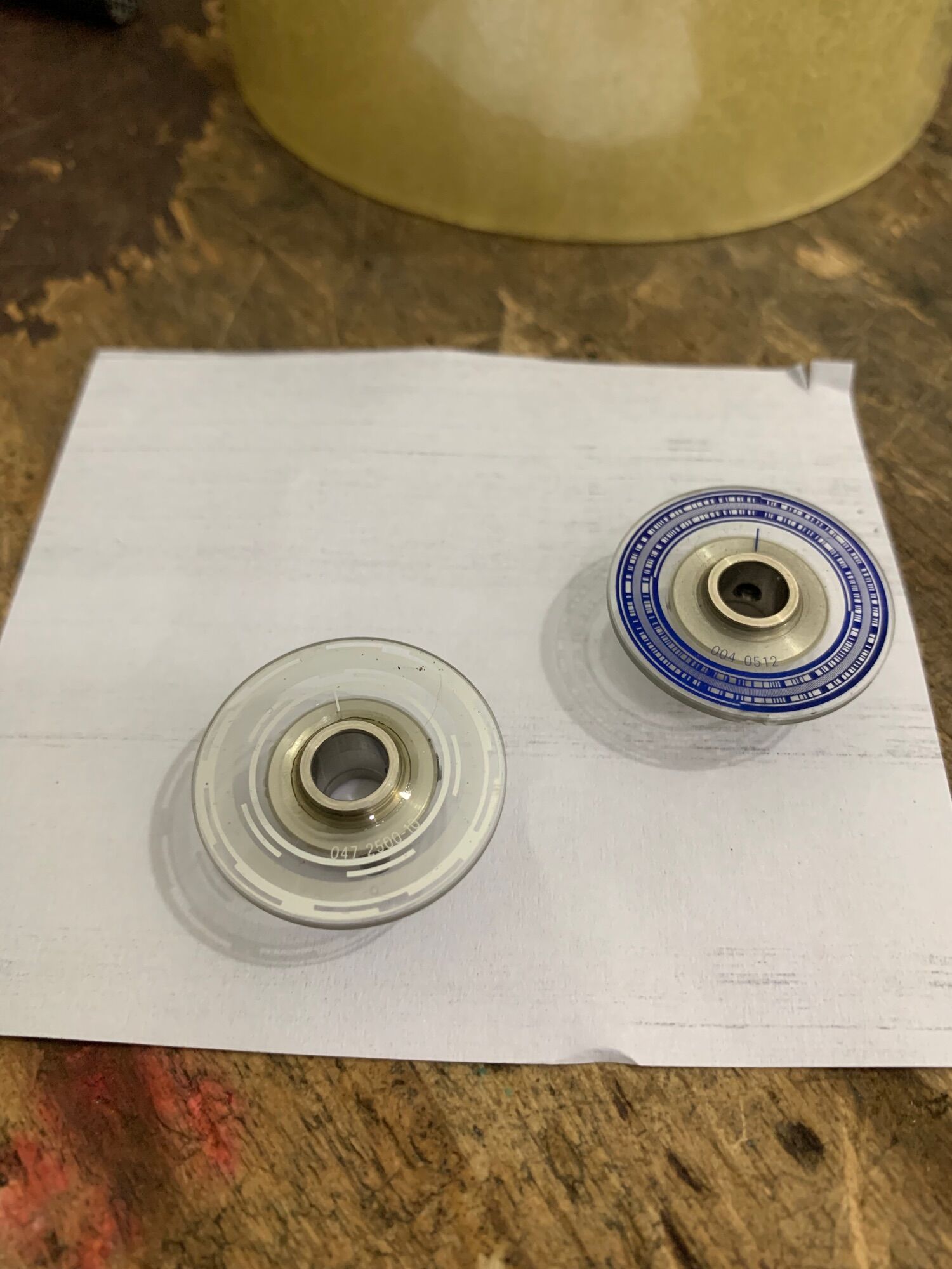 Đĩa Encoder 2500 xung - like new lỗ 8mm