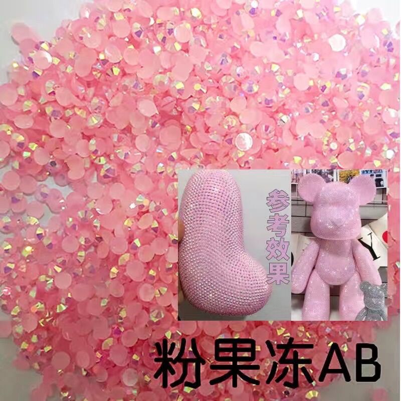 Gấu đính đá handmade bearbrick sz 23cm