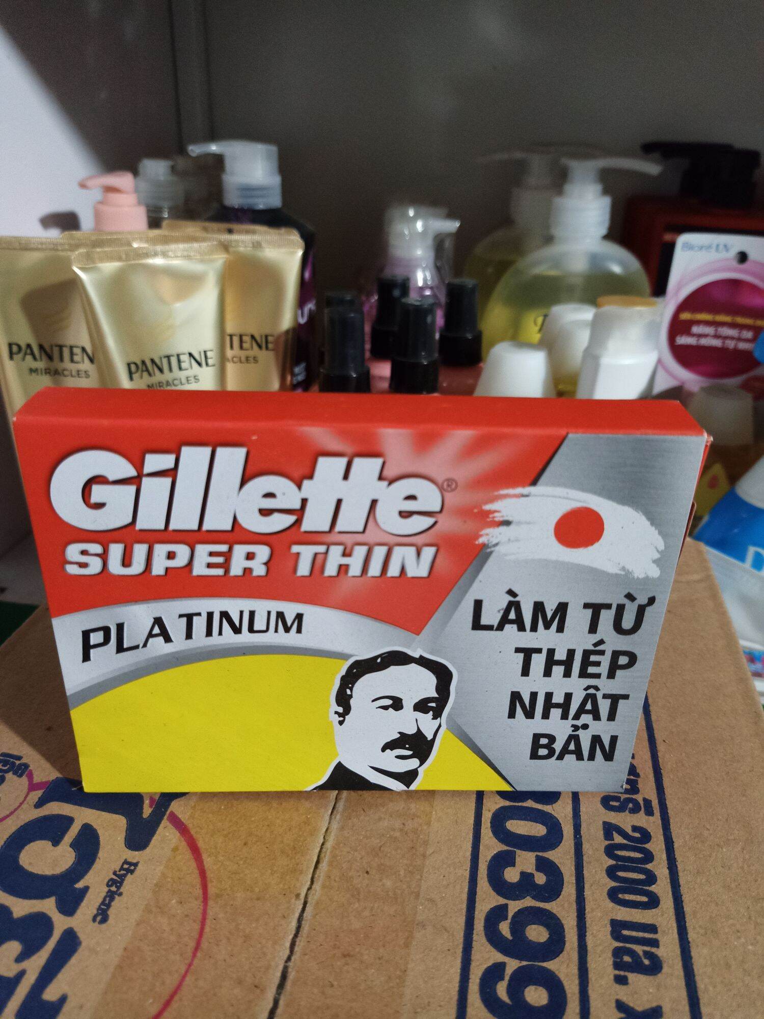 Lưỡi Lam Gillette - Hộp 100 Lưỡi (20 hộp nhỏ, mỗi hộp 5 lưỡi)