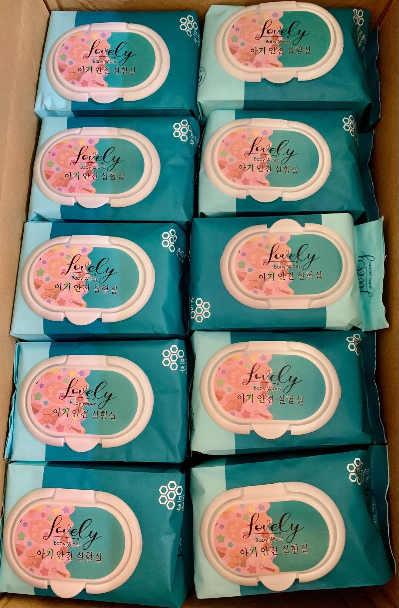 Khăn giấy ướt Lovely không mùi 800g Combo 10 bịch