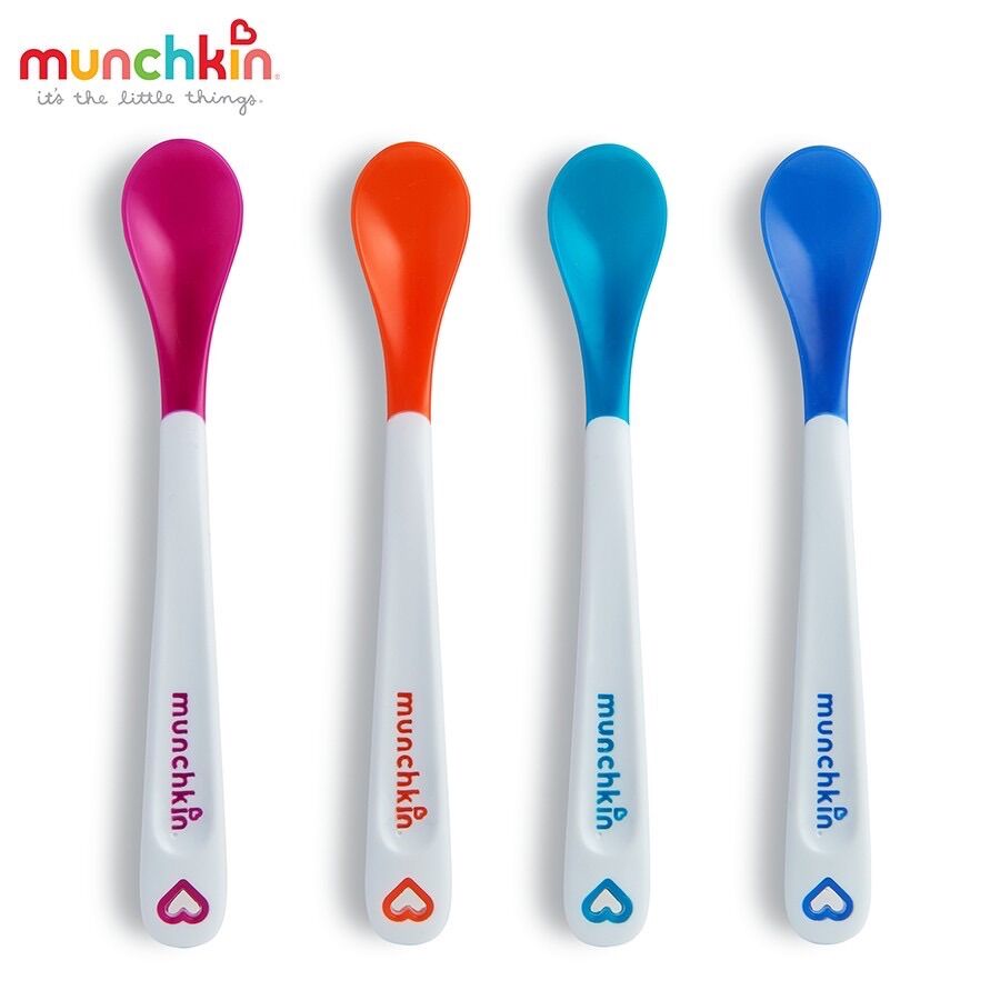 Thìa ăn dặm báo nóng Munchkin