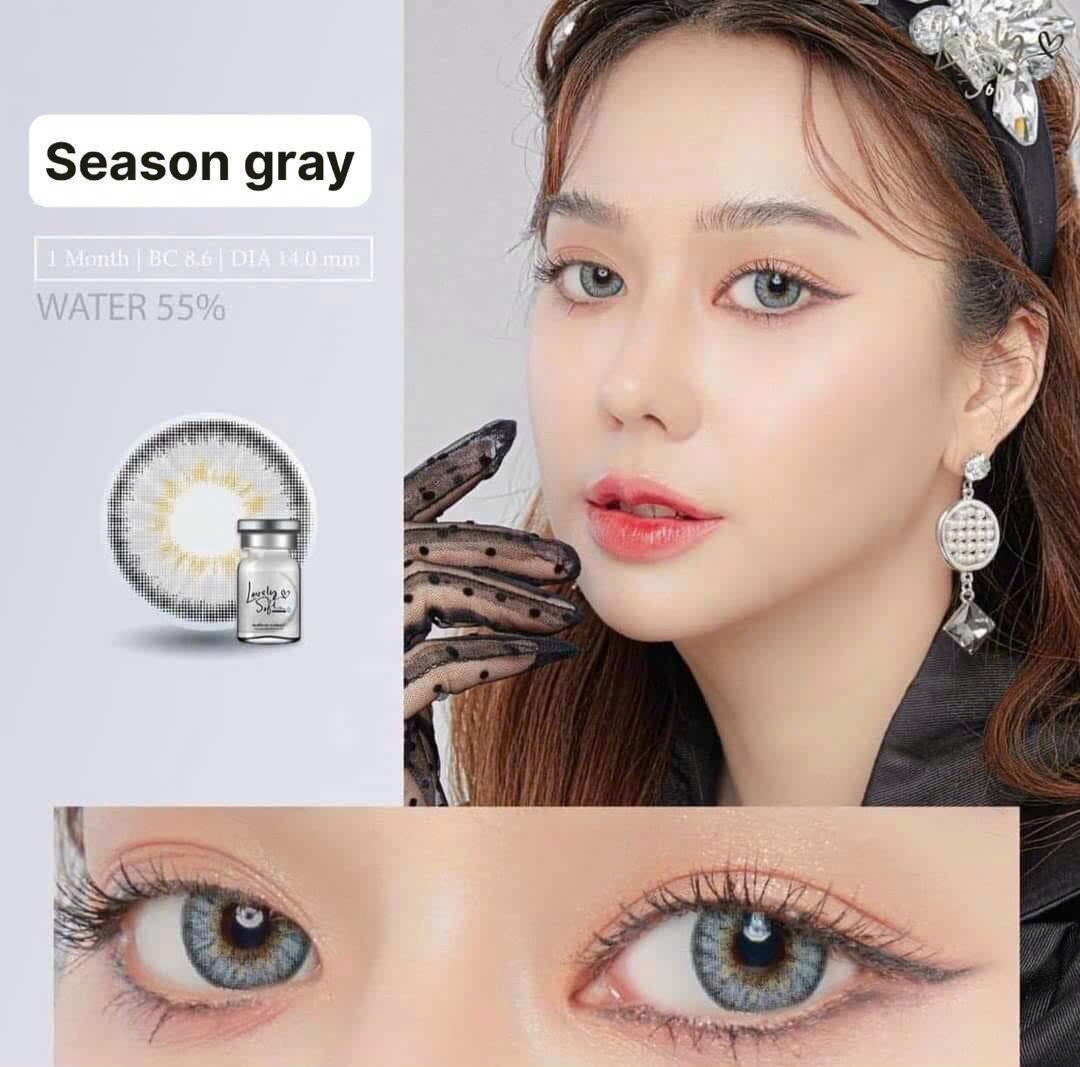 Cặp Lens Mắt Kính Áp Tròng Chính Hãng Tuyển Chọn Dùng 1 Năm [dễ đeo, ko cộm mắt] - Tô vẽ cho đôi mắt Nàng thêm thu hút quyến rũ, màu đẹp độc quyền