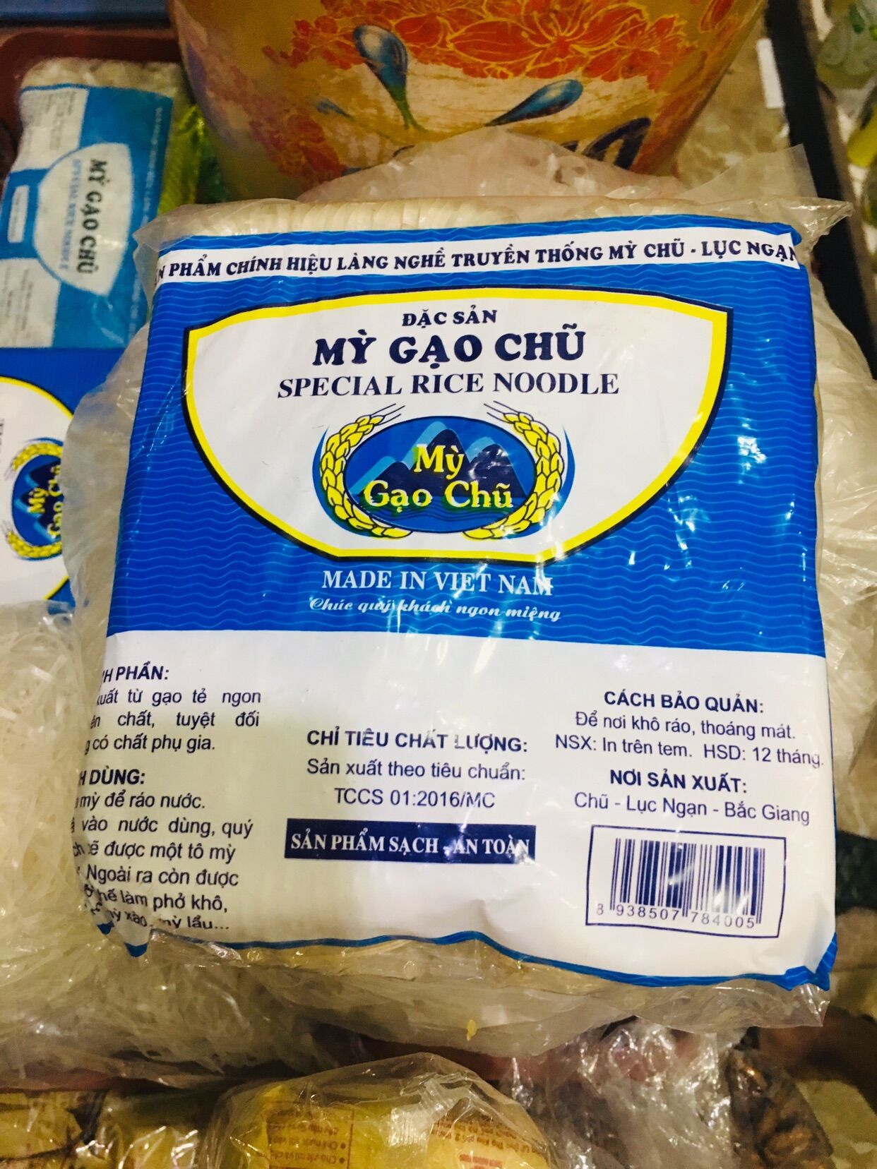 Mì gạo chũ bắc giang 650g