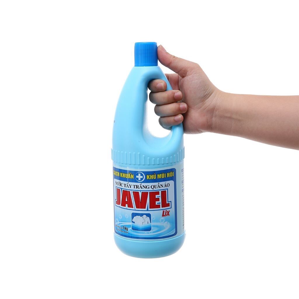 Nước Tẩy Trắng Quần Áo Javel Mỹ Hảo 1L - Tẩy Sạch Vết Bẩn Cứng Đầu, Khử Mùi Hôi - Khử Khuẩn
