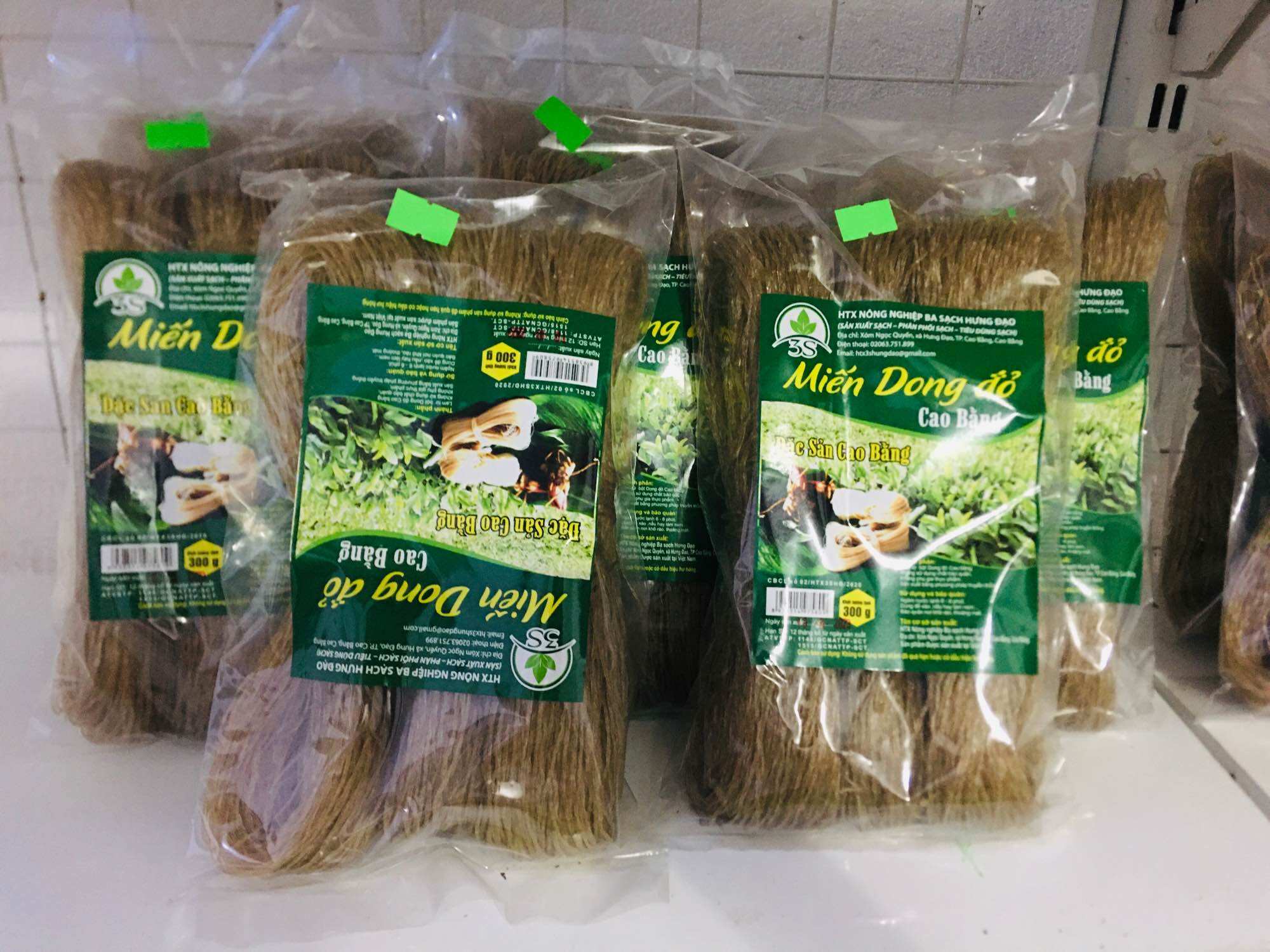 Miến Dong Đỏ Cao Bằng 300gram