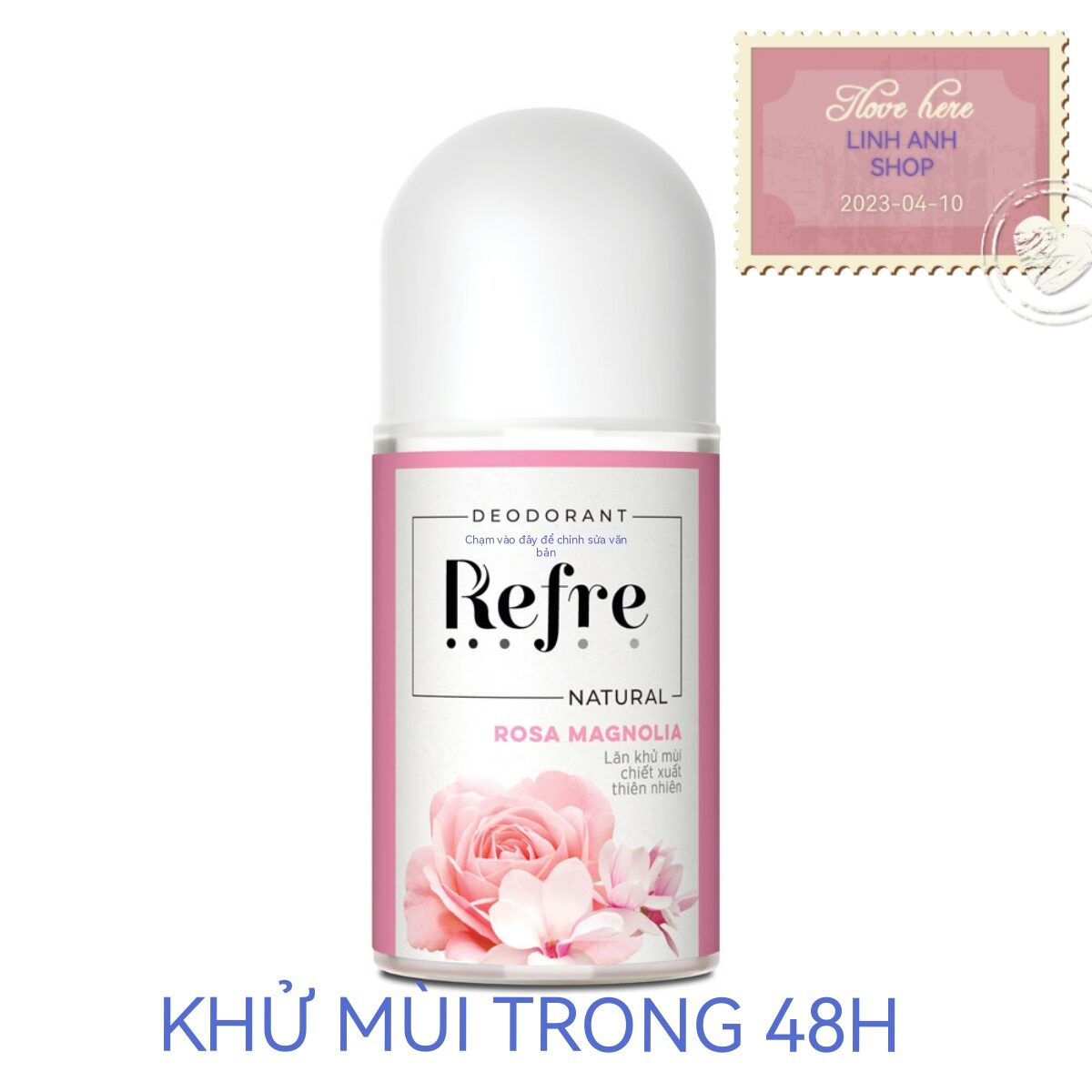 Lăn Khử mùi Refre Natural 40ml