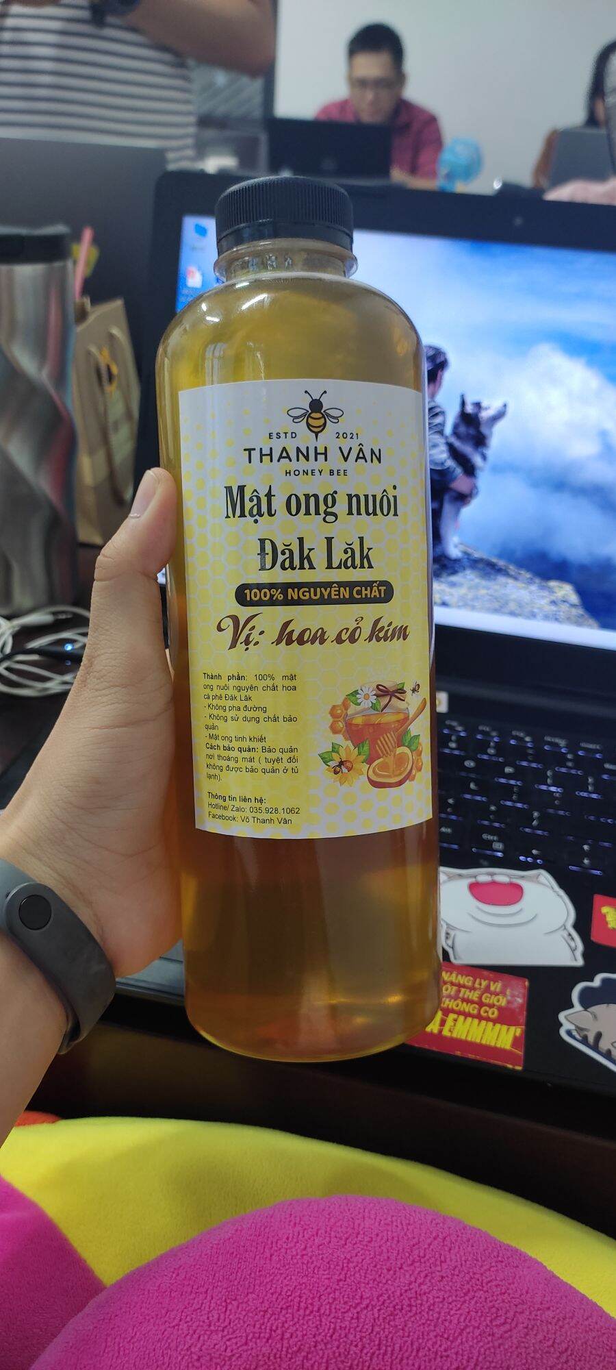 Mật ong nuôi hoa Cỏ Kim Đăk Lăk
