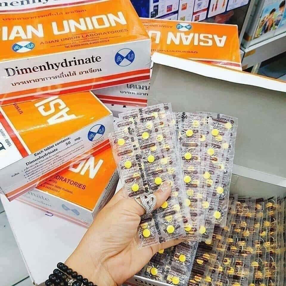 set 30viên chống say xe thái lan