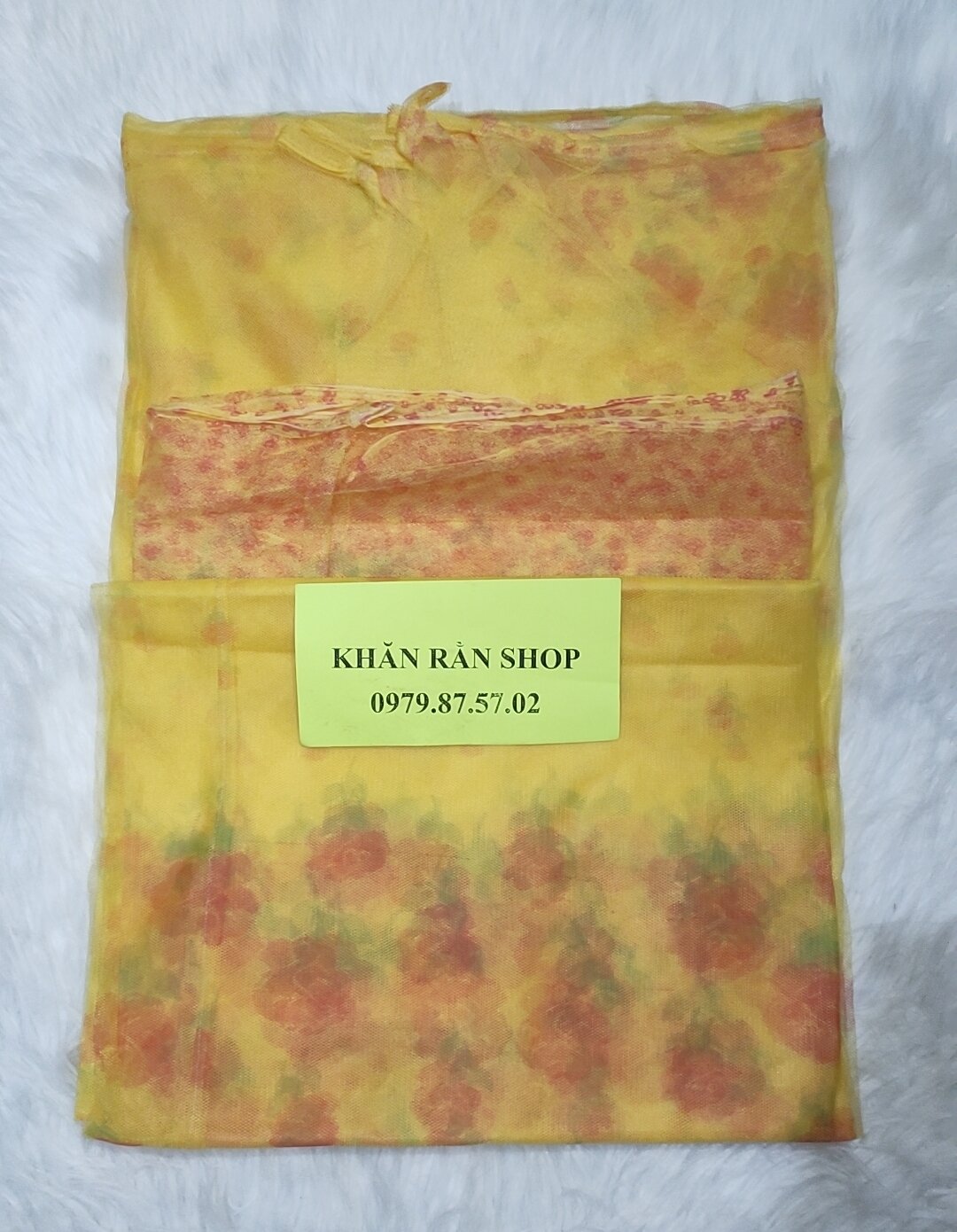 Mùng ngủ tuyn hoa 2mx3m