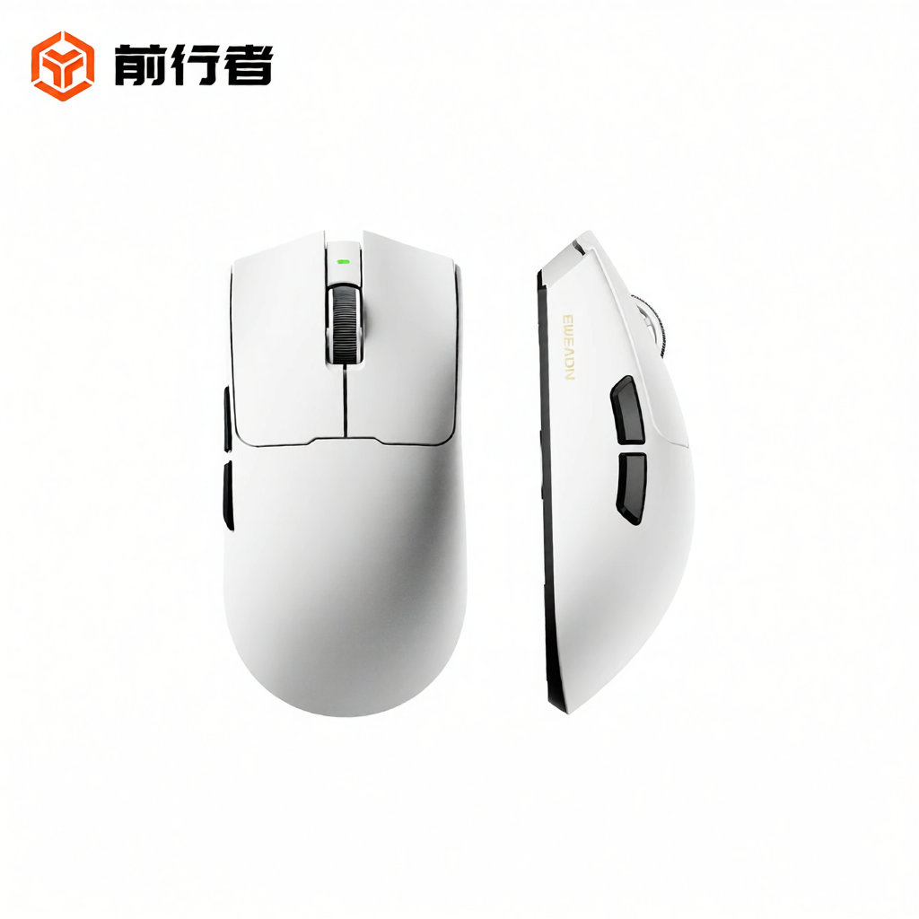 EWEADN | Chuột Gaming S7 siêu nhẹ Không dây 3 chế độ Cảm biến PAW3395 LED RGB cho Tay lớn