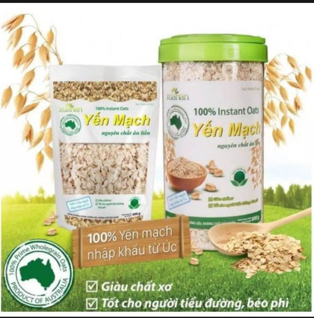 Yến Mạch Nguyên Chất Xuân An 800gr(Tặng Kèm KM)