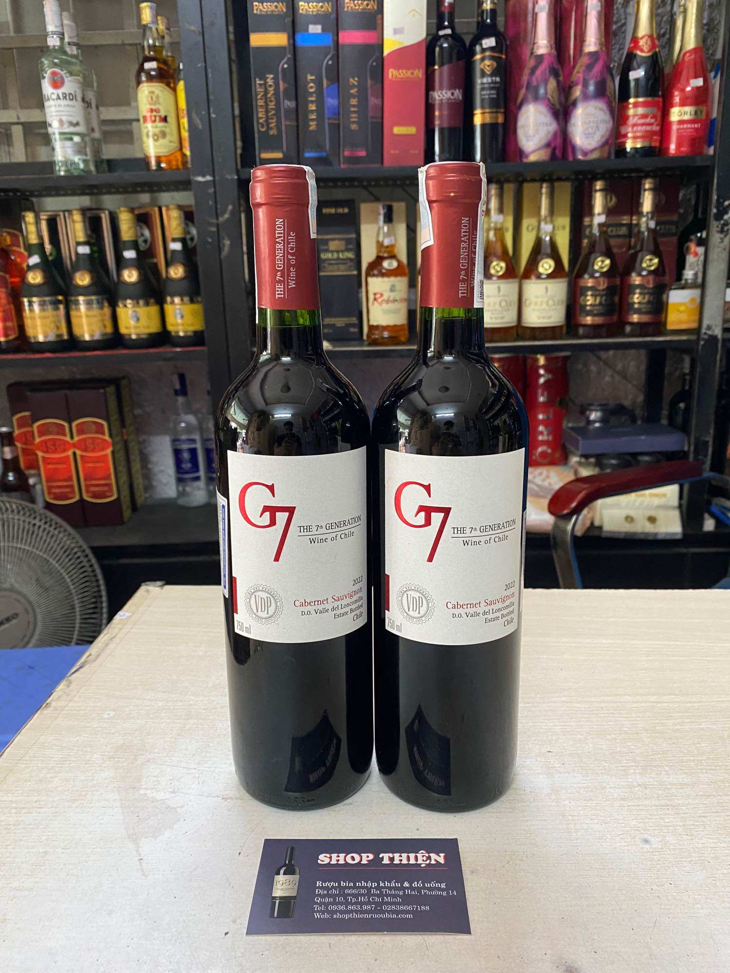 Vang Đỏ Chile G7 13.5% 750ml- Cabernet Sauvignon