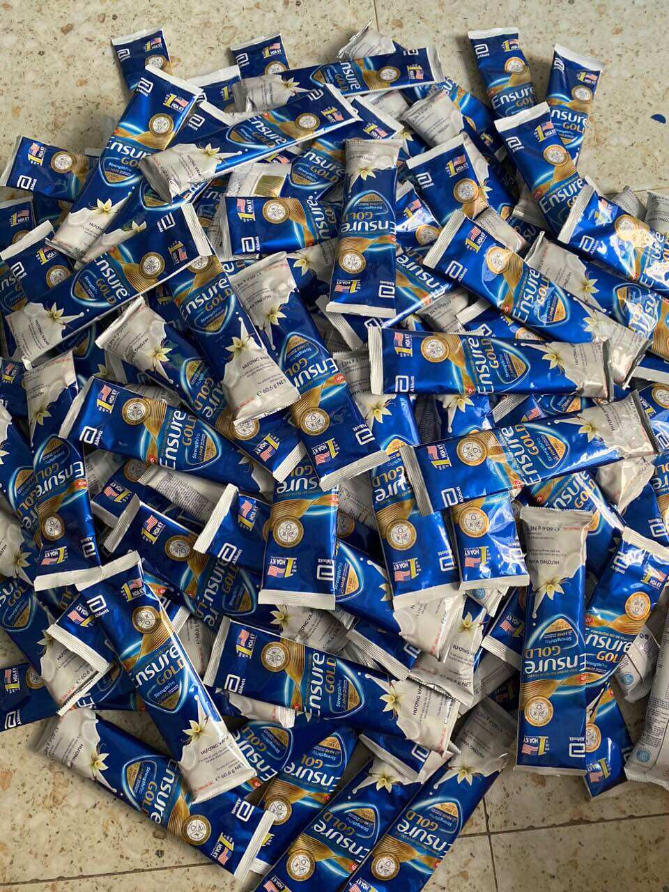 Combo 50 gói ensure hương vani mẫu mới t7/2025
