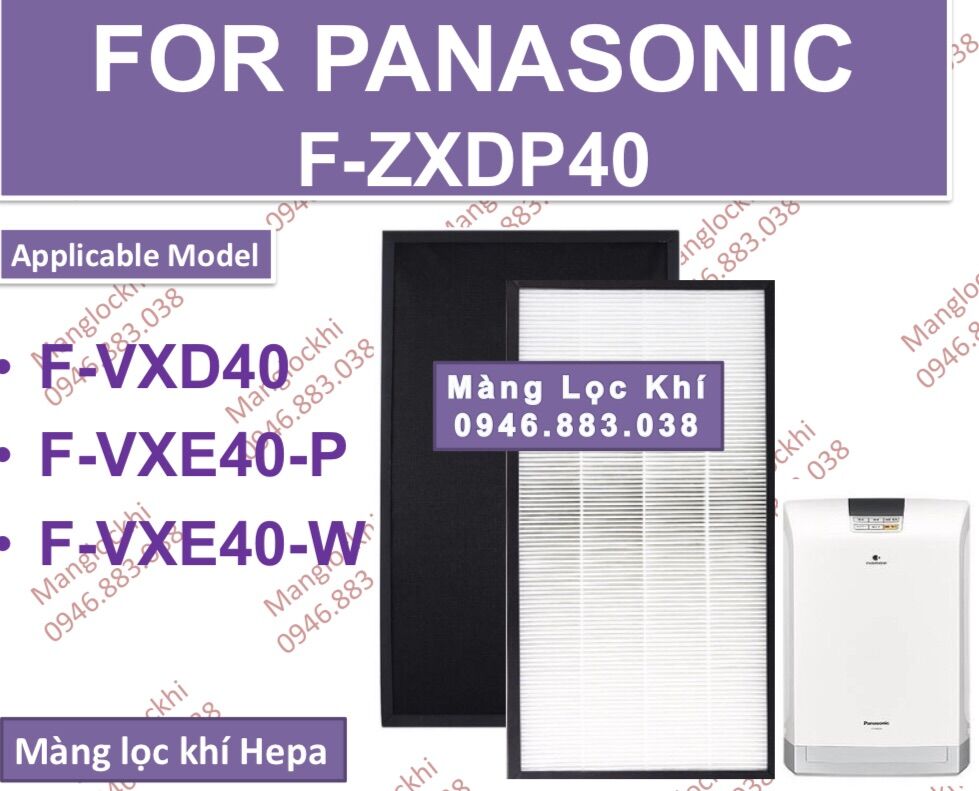 Màng lọc khí panasonic 40 tên lửa f-vxd40...