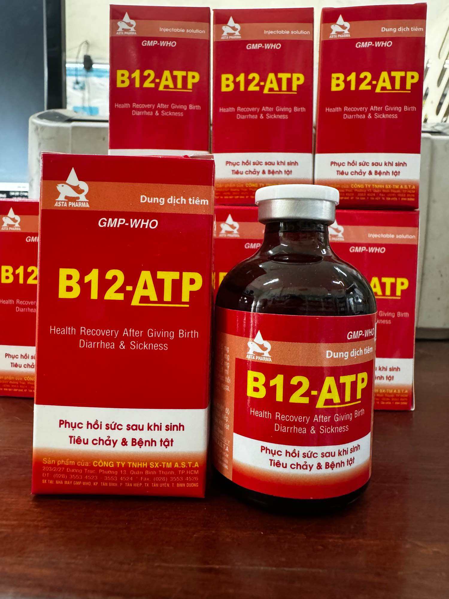 B12-ATP 50ml- Tăng bo đá, phục hồi cơ sau thi đấu,hồi phục nhanh cho gà đá, chim cảnh