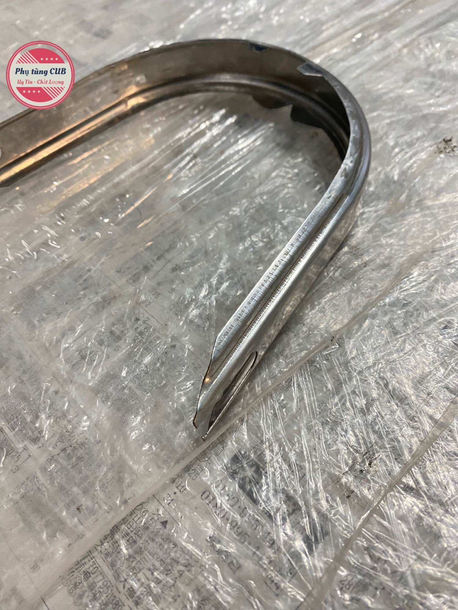 Nẹp bửng xe cub hàng gia công inox