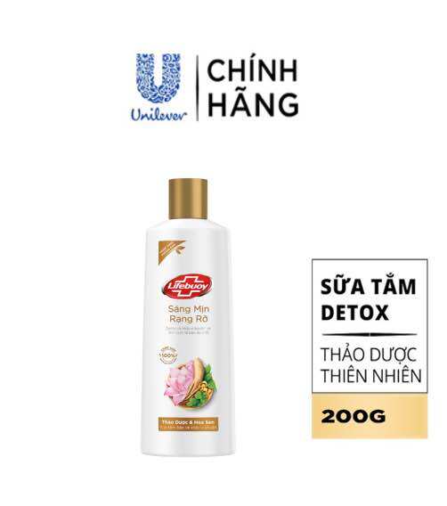 Sữa tắm Lifebuoy Detox Thảo Dược & Hoa Sen 200g