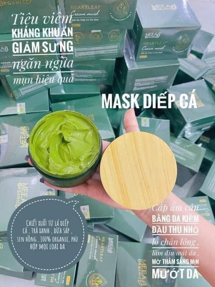 Mặt nạ diếp cá Meea Organic 120g