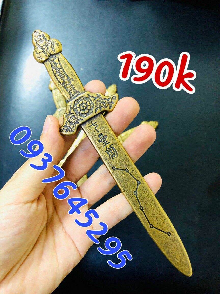 Kiếm thất tinh phong thủy bằng đồng chấn trạch