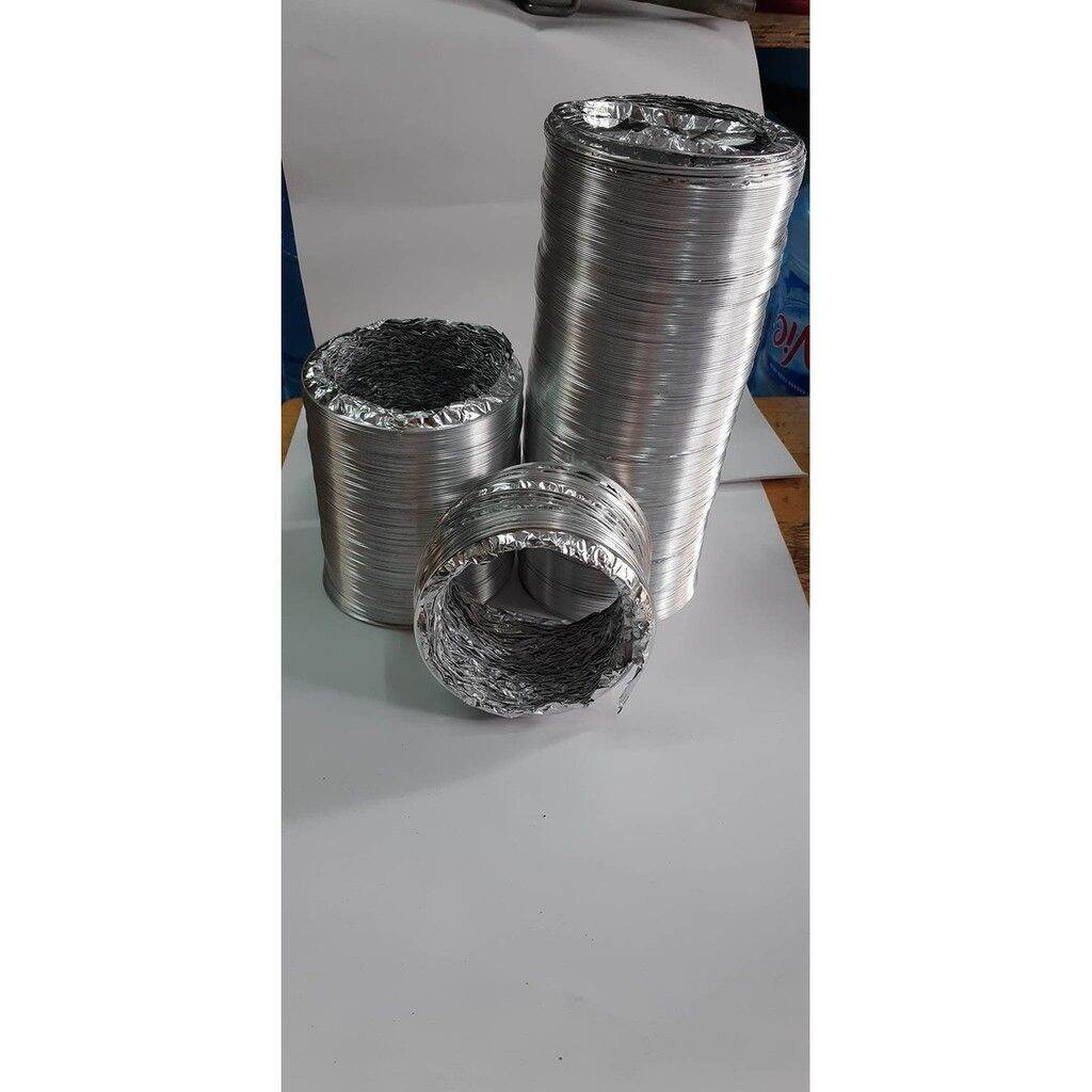 Ống sun bạc hút mùi phi 100mm dài 8 mét