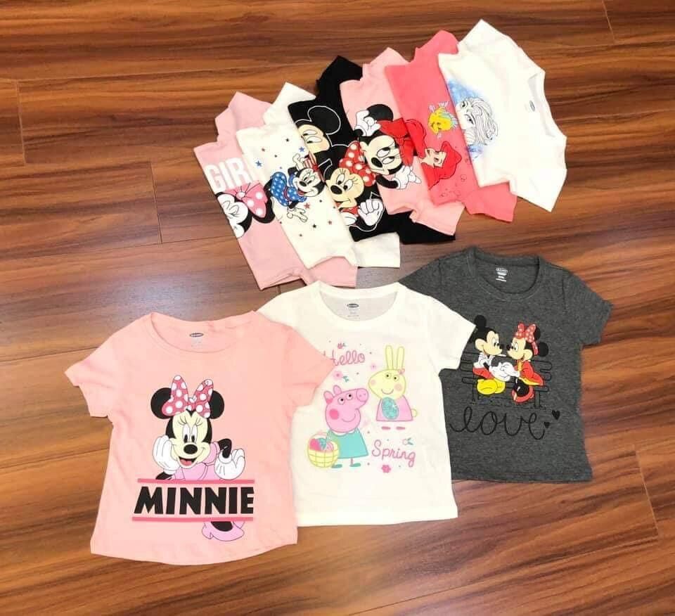 Set 3 áo bun bé gái ( màu ngẫu nhiên)- old navy