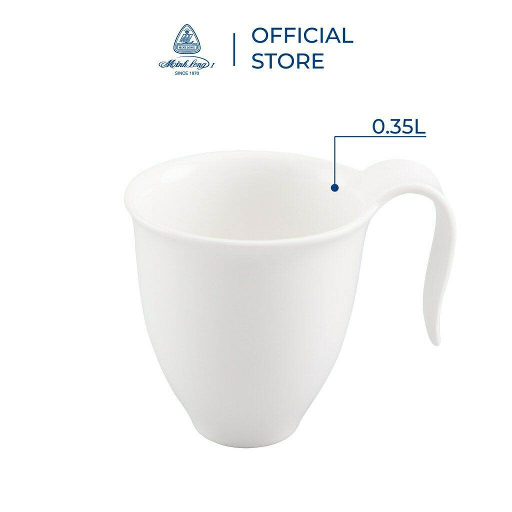 Ly trà sứ 0.35 L - gốm sứ Mình Long