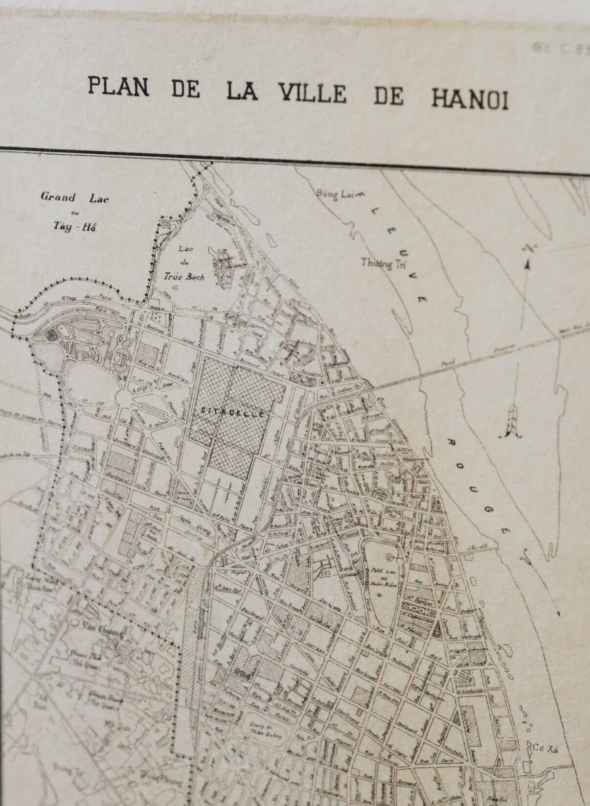 Hanoi Old map (30x40cm)