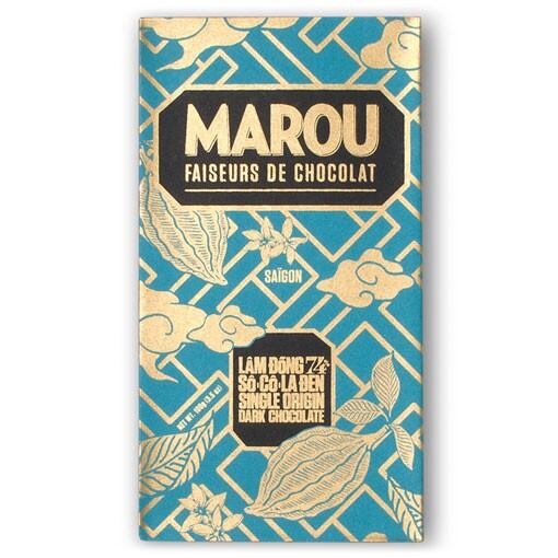Socola marou lâm đồng 74% thanh 80g