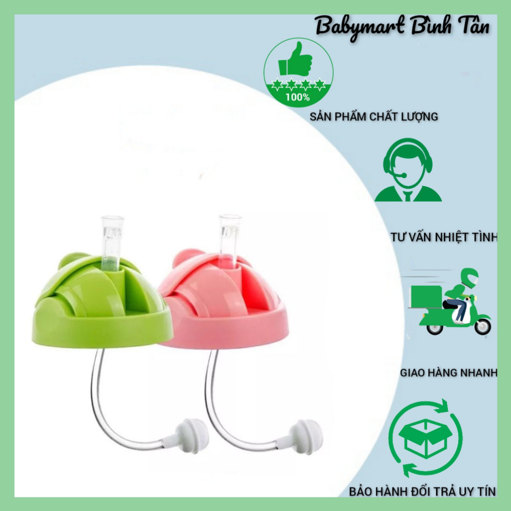Nắp tập uống kèm ống hút silicon cho bình sữa comotomo, dùng cho cả bình 250ml và 150ml, chất liệu an toàn cho bé