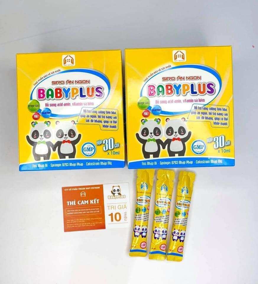 SIRO ĂN NGON BABY PLUS 1HỘP 30 GÓI