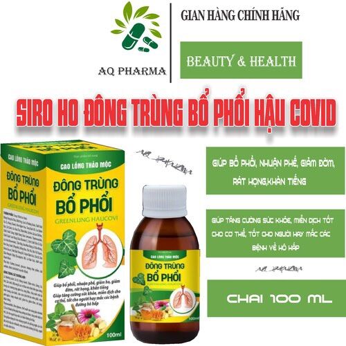 Đông Trùng Bổ Phổi - chai 100ml