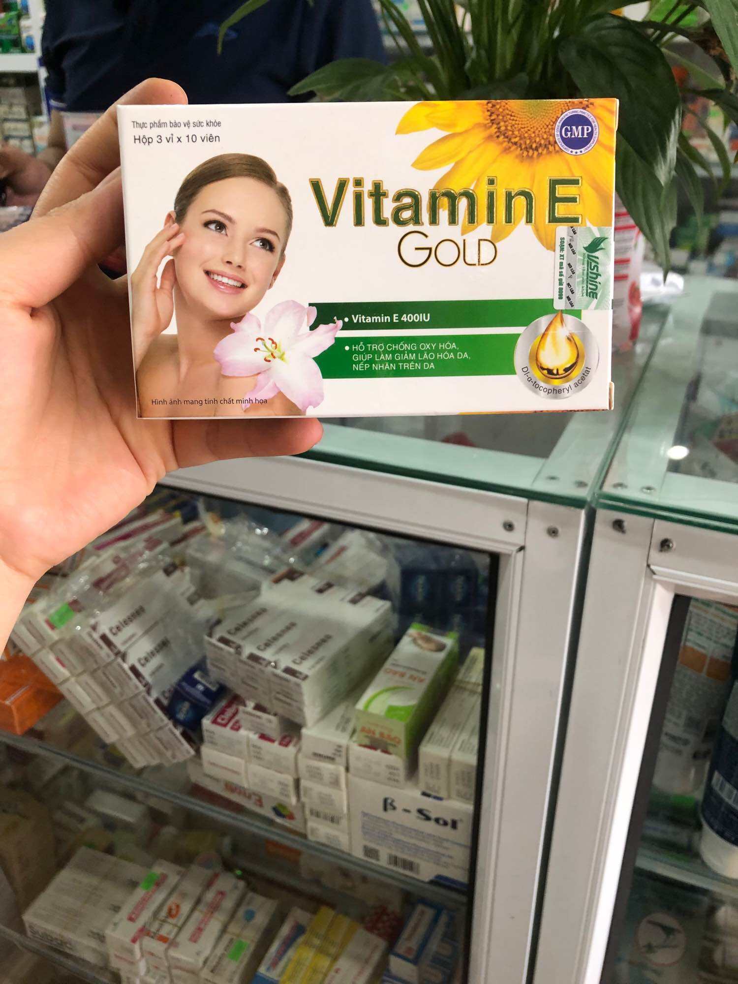 Vitamin e gold hộp 3 vỉ 10 viên