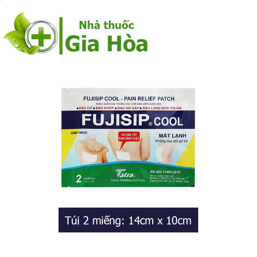 Miếng dán giảm đau Fujisip Cool Gói 2 miếng