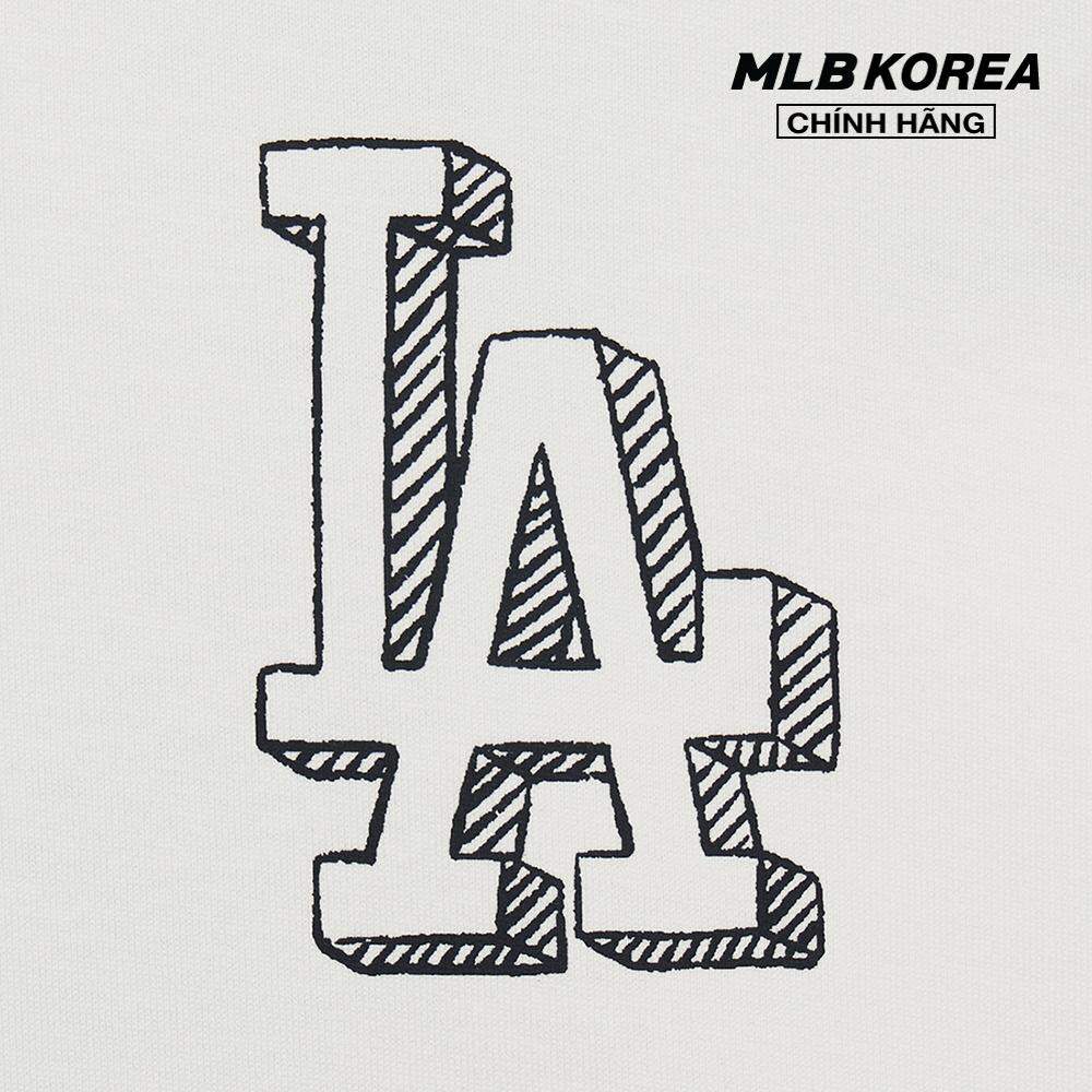 MLB - Áo thun unisex cổ tròn tay dài Basic Mega Logo 3ATSB0334-07WHS