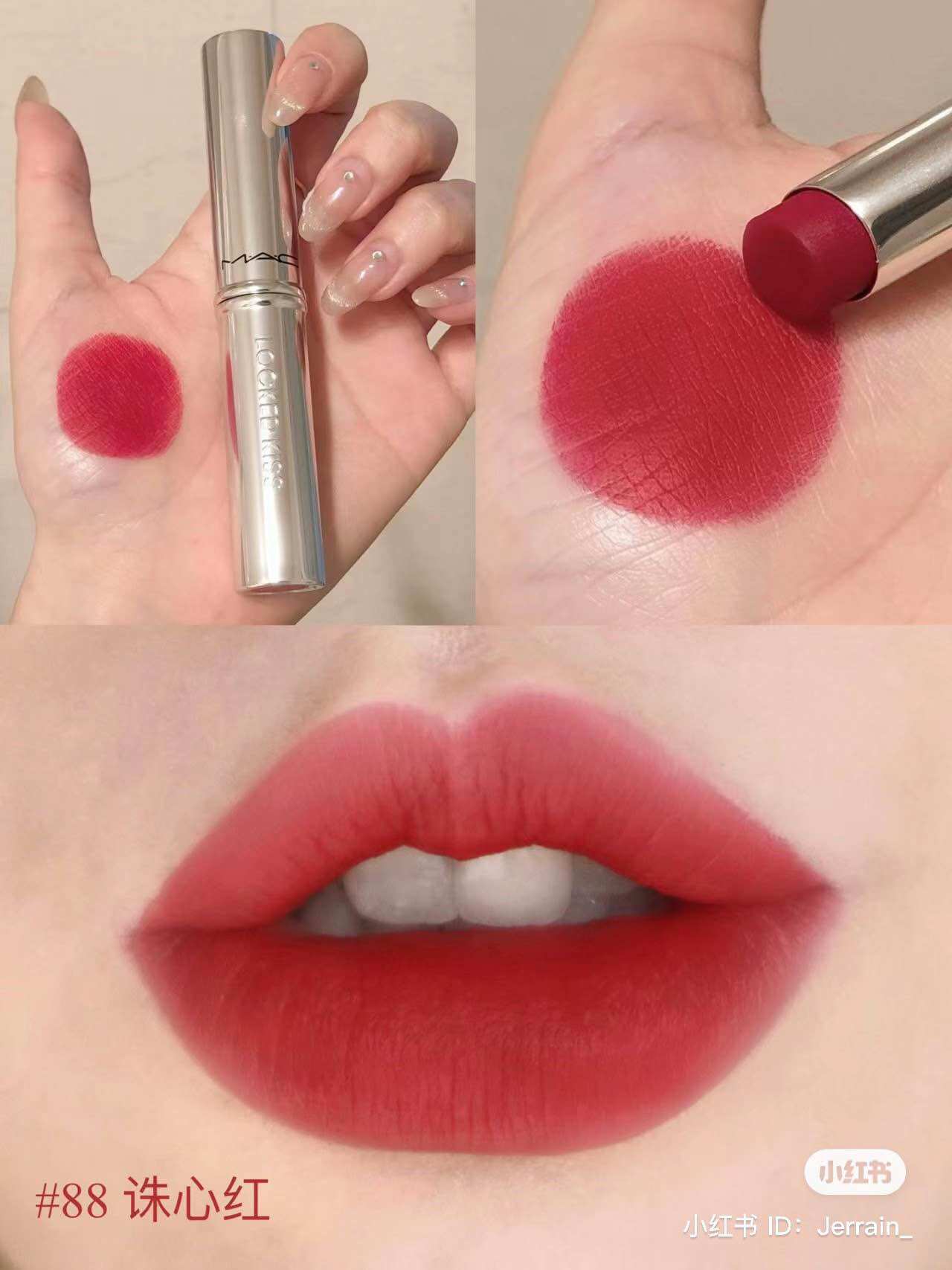 Son thỏi locked kiss 24hr lipstick mac mới