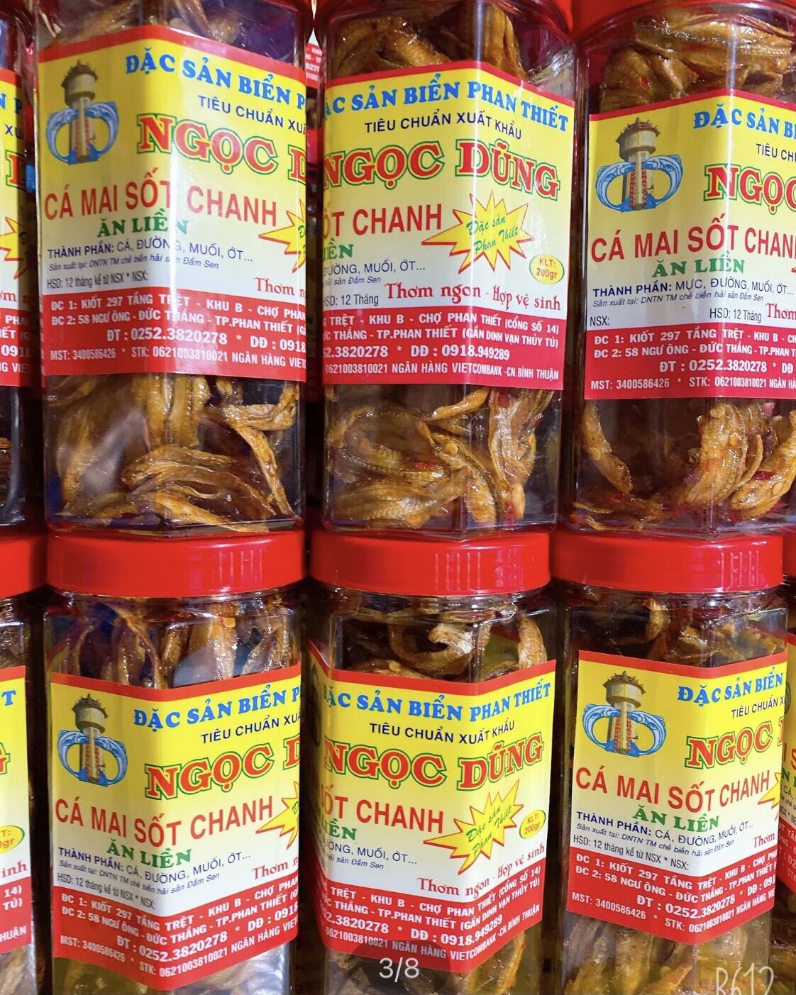 Cá Mai Sốt Chanh Đóng Hộp