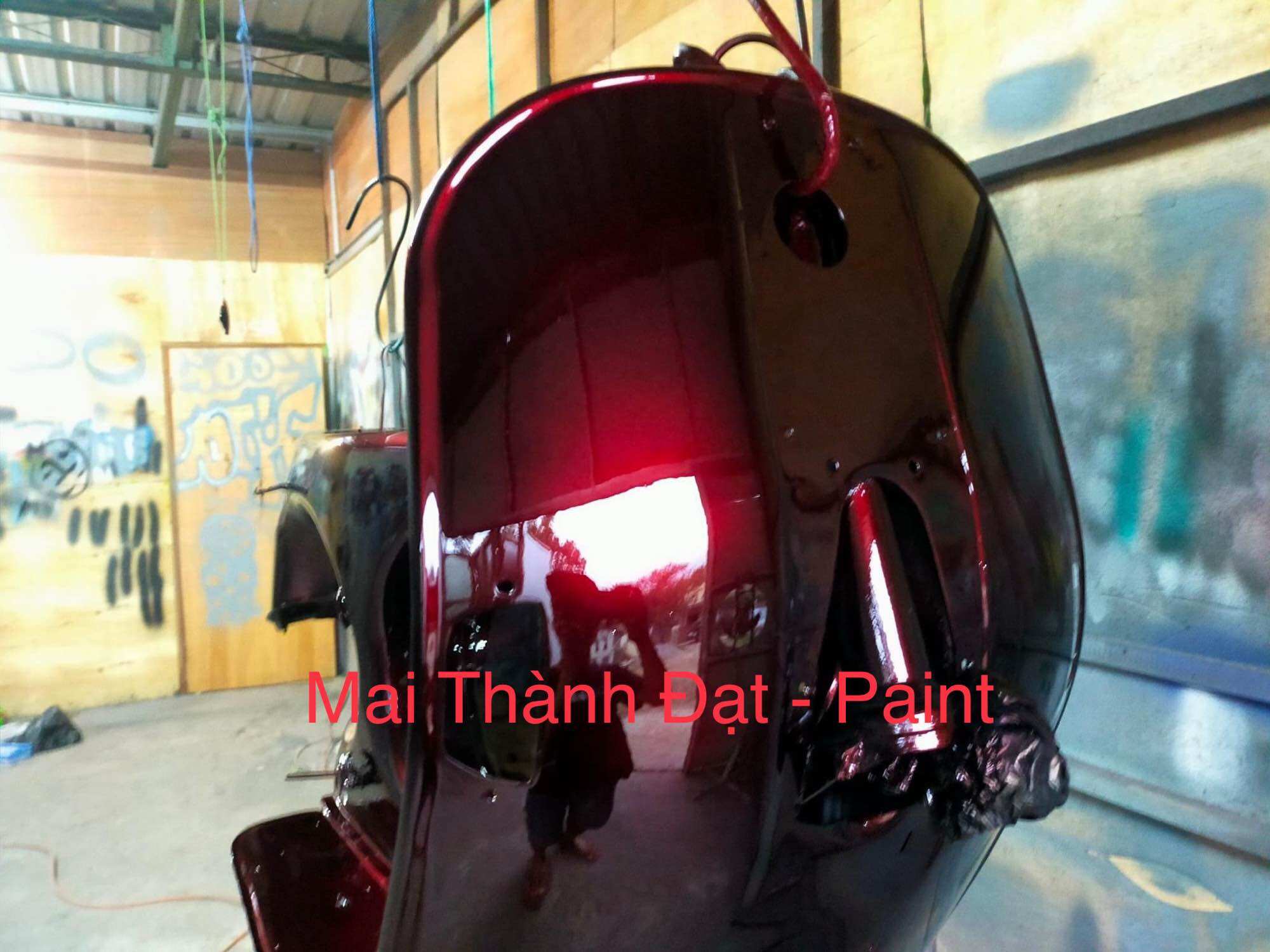 Màu Sơn BlackCherry Camay Hệ 1K ( Sơn Oto Xe Máy ) Đóng gói tuỳ chọn