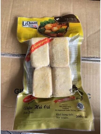 Đậu hủ cá singapo lichuan 200gr/ 8 miếng