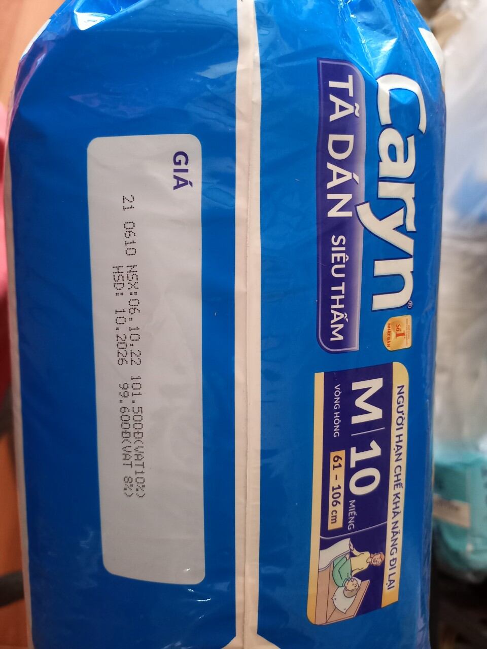Bỉm tã dán người già Caryn M10