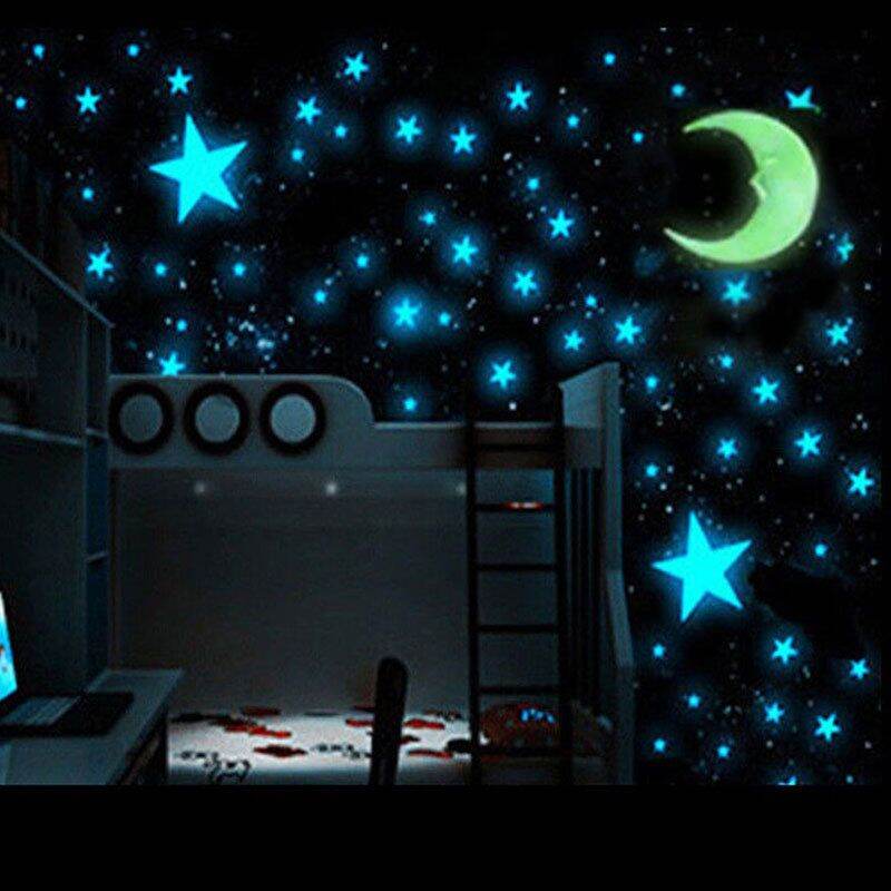 Bộ sticker dạ quang Paris night siêu xinh