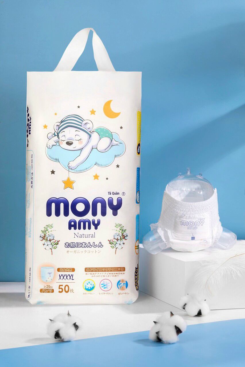 Bỉm quần mony amy nhật bản cao cấp size xxxxl 50 miếng