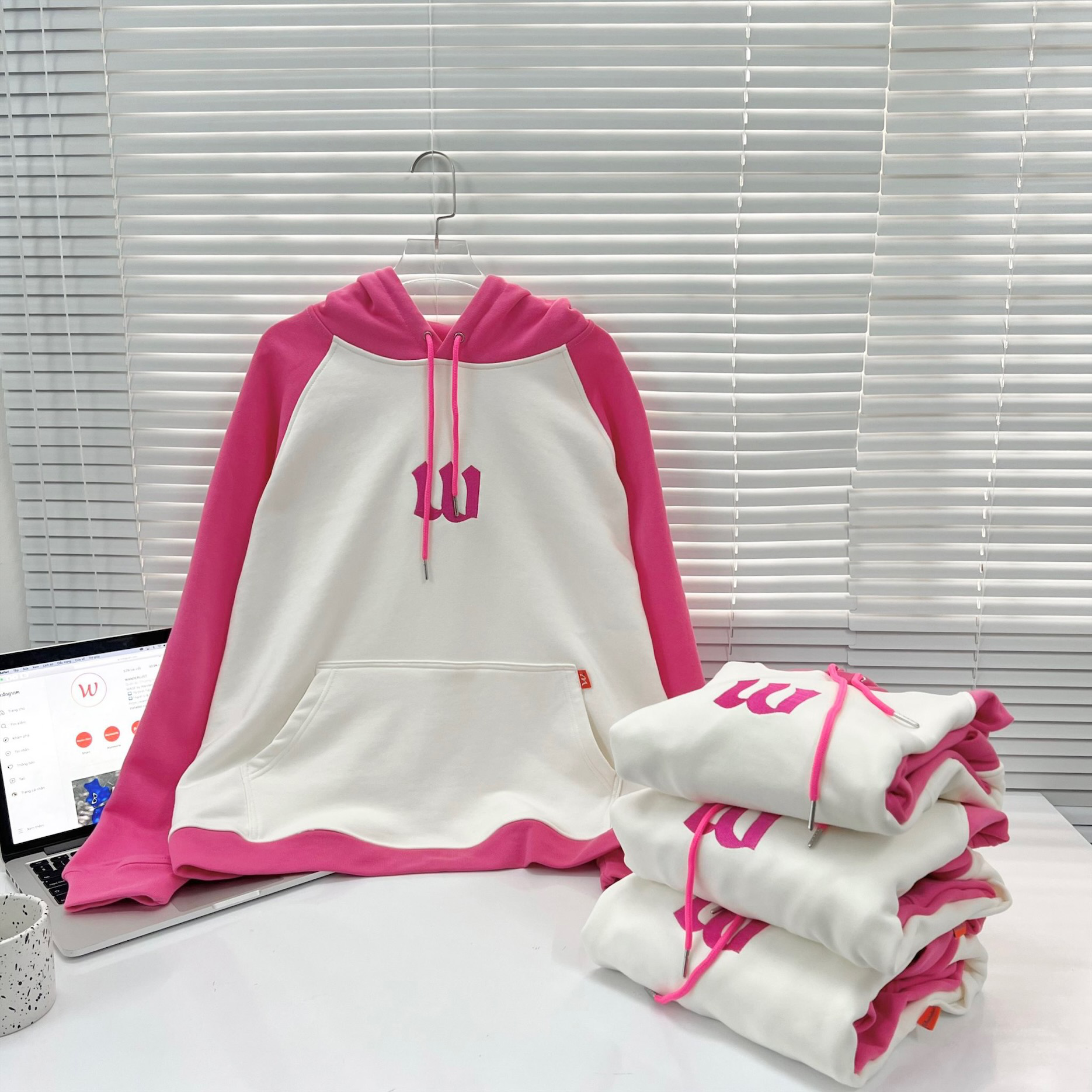 Áo Flamingo Raglan Hoodie