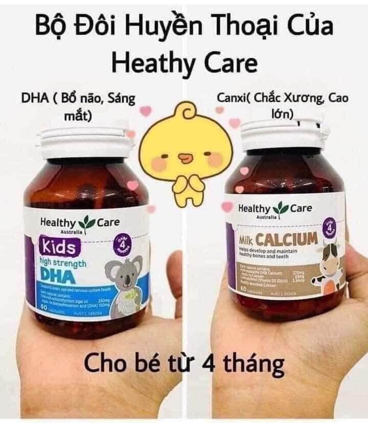 BỘ ĐÔI D.H.A VÀ CAN.XI HEALTHY  CA.RE ÚC